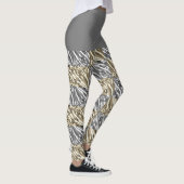 Pulled Bubble Fun / Zwart & Wit / Sepia / Leggings (Rechts)