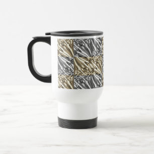 Pulled Bubble Fun / Zwart & Wit / Sepia / Reisbeker