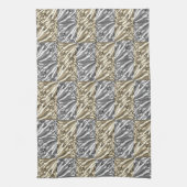 Pulled Bubble Fun / Zwart & Wit / Sepia / Theedoek (Verticaal)