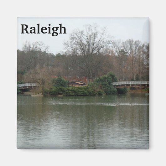 Pullen Park Raleigh Photo Magnet Lake NC Magneet (Voorkant)