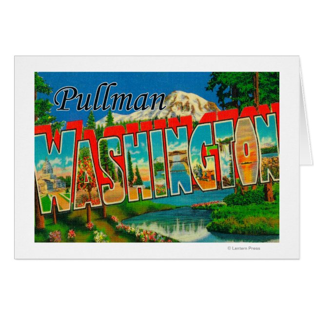 Pullman, Washington - Scènes de grandes lettres (Devant horizontal)