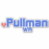 Pullman Washington Sticker (Voorkant)