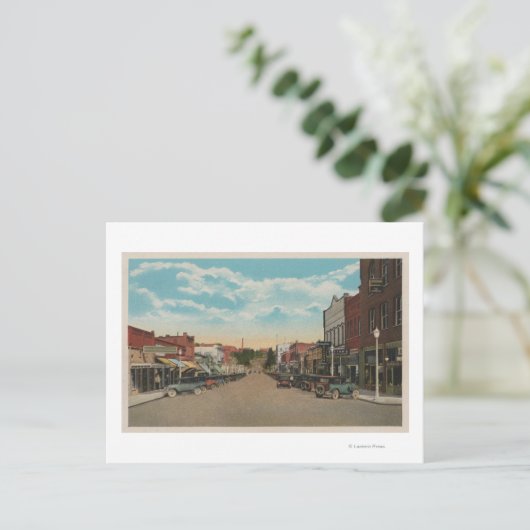 Pullman, WAView of Main StreetPullman, WA Briefkaart (Staand voorkant)