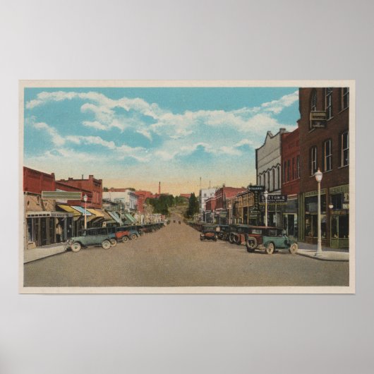Pullman, WAView of Main StreetPullman, WA Poster (Voorkant)