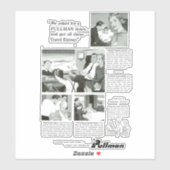 Pullmanslaapwagen voor overnachting sticker (Vel)