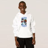 Pullover à capuche Magical Snowman Christmas pour (Devant entier)