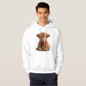 Pullover à capuche mignon pour chien - Sweatshirt (Devant entier)