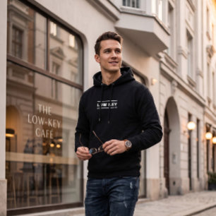 Pullover à capuche minimaliste Low Key Urbain