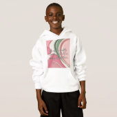 Pullover à capuche pour enfants avec graphique sty (Devant entier)