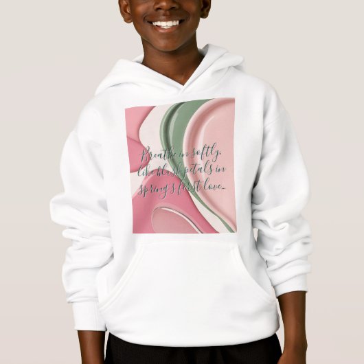 Pullover à capuche pour enfants avec graphique sty (Devant)