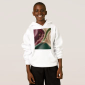 Pullover à capuche pour enfants avec graphique sty (Devant entier)