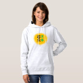 Pullover à capuche pour femmes gris SUN AFRICA 2 (Devant entier)