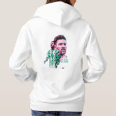 pullover à capuche unisexe chaud et douillet (Dos)