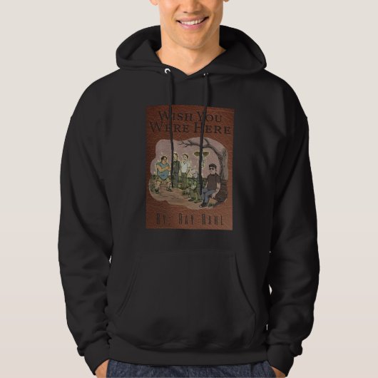 Pullover à capuche Wish You Were Here (Devant)