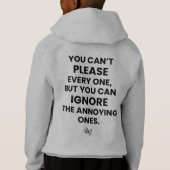 Pullover : Can't Please Every One (gris) (Dos)