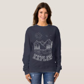 Pullover col rond Cozy Outdoor Adventure (Devant entier)