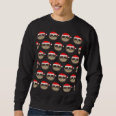 Pullover de chandail de Noël de Noël de paresse de (Devant)