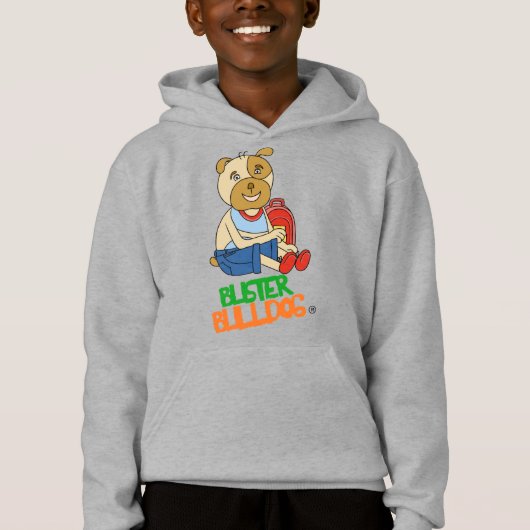 Pullover de dessin animé de chien drôle pour enfan (Devant)