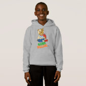 Pullover de dessin animé de chien drôle pour enfan (Devant entier)