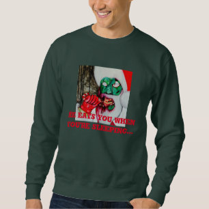 Pullover de Noël de Père Noël de zombi