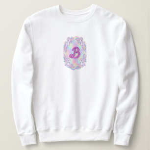 Pullover en molleton licorne pastel cosy