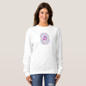 Pullover en molleton licorne pastel cosy (Devant entier)