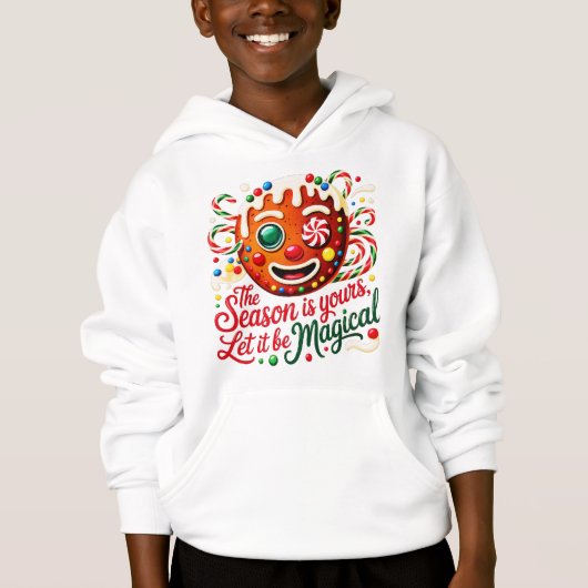 Pullover Fun Christmas Cookie & Cadeau de Fils d'H (Devant)