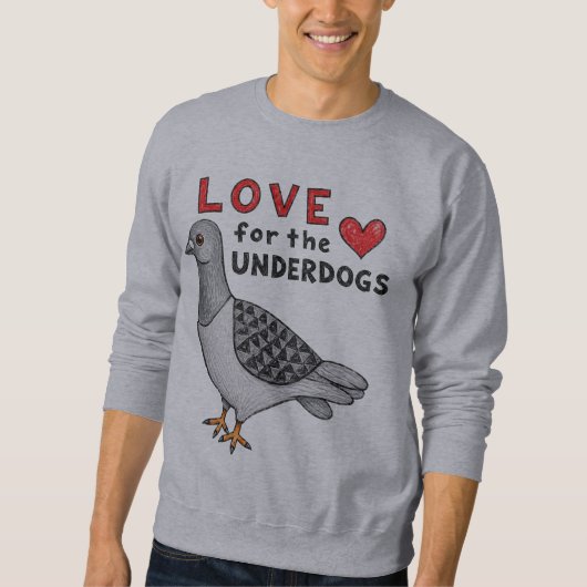Pullover homme "Love For The Underdogs" hommes (Devant)