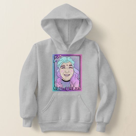 Pullover-hoodie van de Fab-U-Las-Kinderen van Zer0 (Laagn)