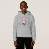 Pullover-Kinderen van magische fluorcern Unicorn (Voorkant volledig)
