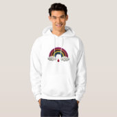 Pullover Moderne en Tricot Art Cloud Rainbow Drop (Devant entier)
