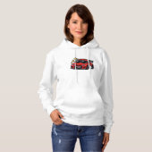 Pullover pour femme amoureuse de Funny Car (Devant entier)