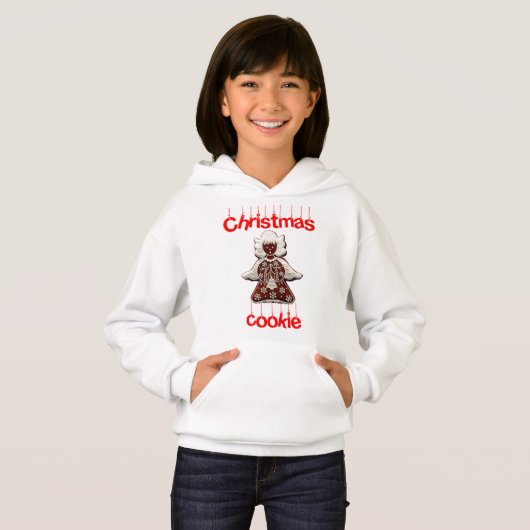 Pullover pour fille Sweat-shirt drôle Noël "Christ (Devant entier)