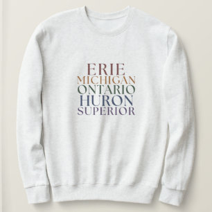 Pullover sweatshirt des Grands Lacs du Michigan