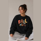 Pullover sweatshirt graphique à col ras du cou « F