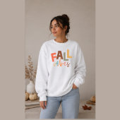 Pullover sweatshirt graphique à col ras du cou « F