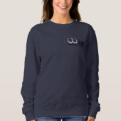 Pullover Sweatshirt - Navy - Het leven is beter (Voorkant)