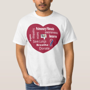 Pulmonaire fibrose Awareness T shirt