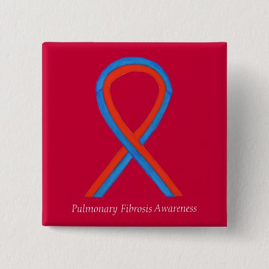 Pulmonale fibrose Bewustheid Koolstofpijpen Button (Voorkant)