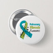 Pulmonale fibrose Bewustheid Ronde Button 5,7 Cm (Voorkant /achterkant)