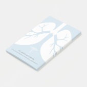 Pulmonologe Persoonlijke naam Post-it® Notes (Schuin)