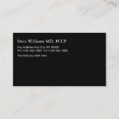 Pulmonoloog Lung Doctor Visitekaartjes (Achterkant)