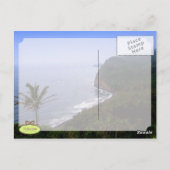 Pulolu Kijk uit, Hawaii Briefkaarten,  Briefkaart (Achterkant)