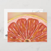 "Pulp Fiction" macrograpefruitslice-briefkaart Briefkaart (Voorkant / Achterkant)