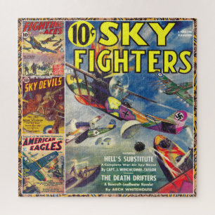 PULP MAGAZINE HOESJE ART 1930-40S LEGPUZZEL