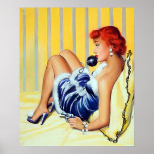 Pulp Redhead Awaaronder Poster