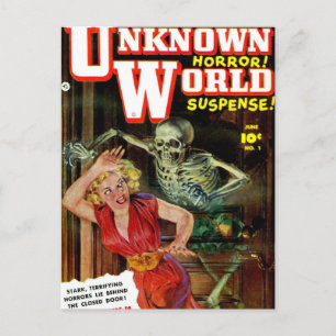 Pulp Science Fiction briefkaart #2