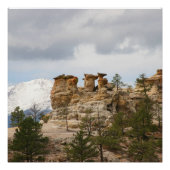 Pulpit Rock met Pikes Peak Perfect Poster (Voorkant)