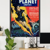  pulpstrip "Planet Stories" Poster (Thuiskantoor)