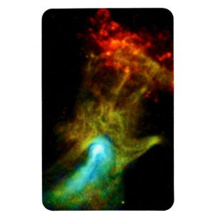 Pulsar B1509 - Hand van God Röntgennevel NASA-foto Magneet